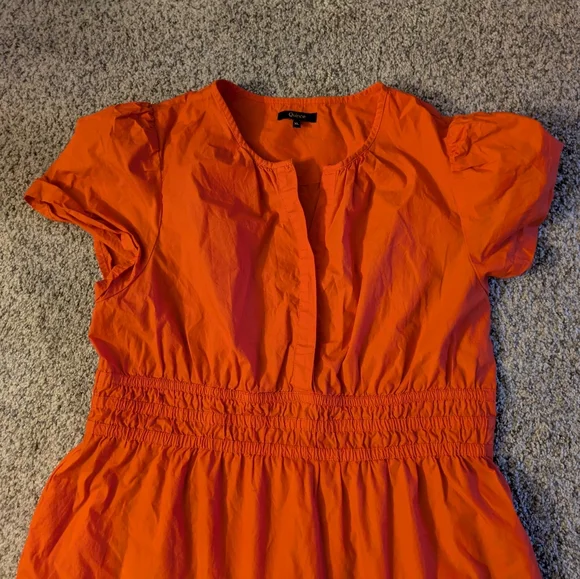 Quince 109% Organic Cotton Poplin Tiered Maxi Dress - Picture 4 of 8